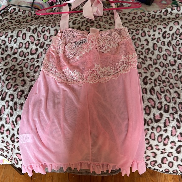 AVIDLOVE nightgown and panties set .Pink size M. Brand new never worn - Picture 2 of 3